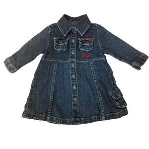 Guess Denim Long Sleeve Dress size 12m
